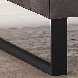 Kufe K, matt schwarz, B 4 cm