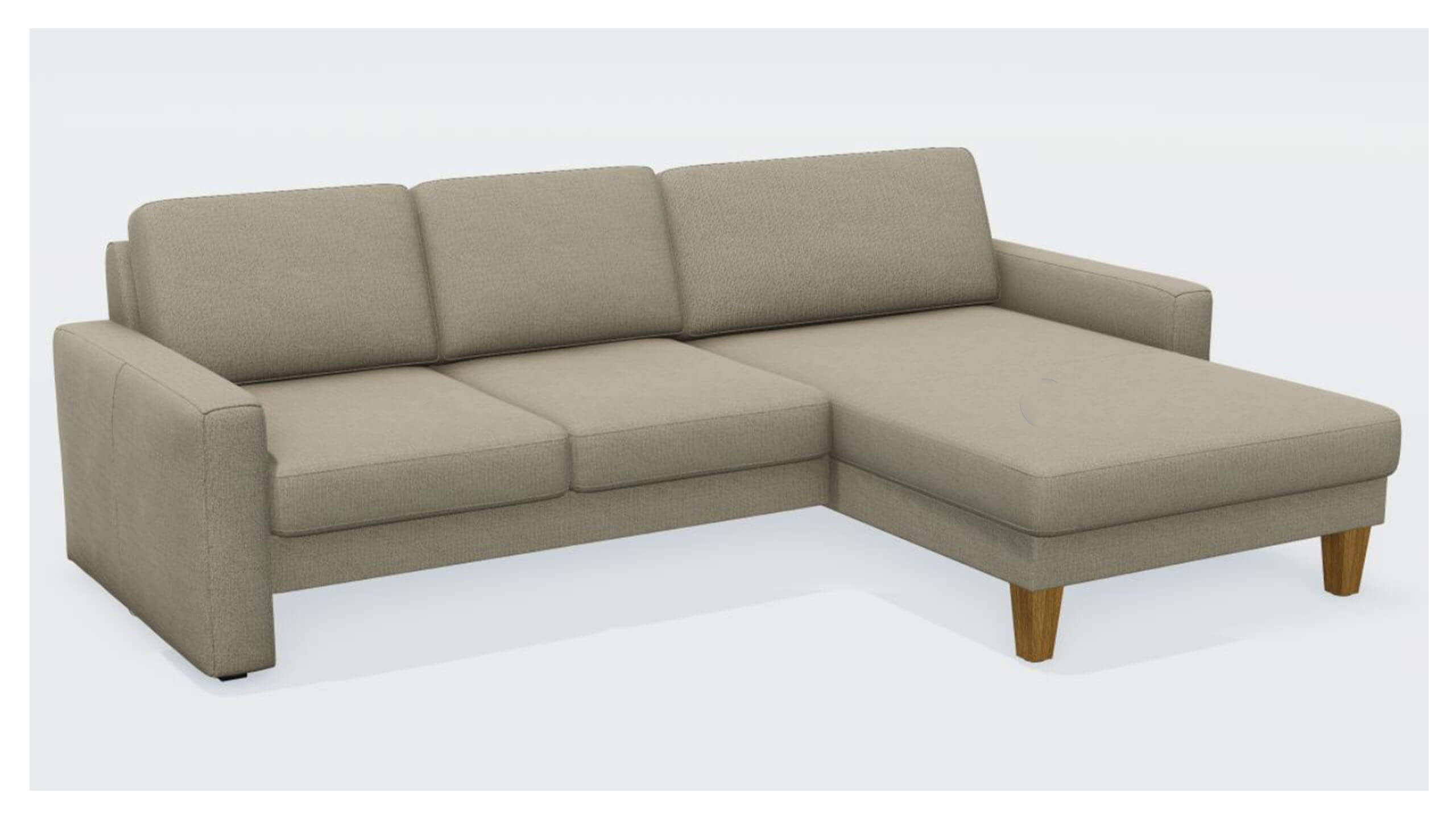 Vision 2-Sitzer mit XL-Longchair 3D