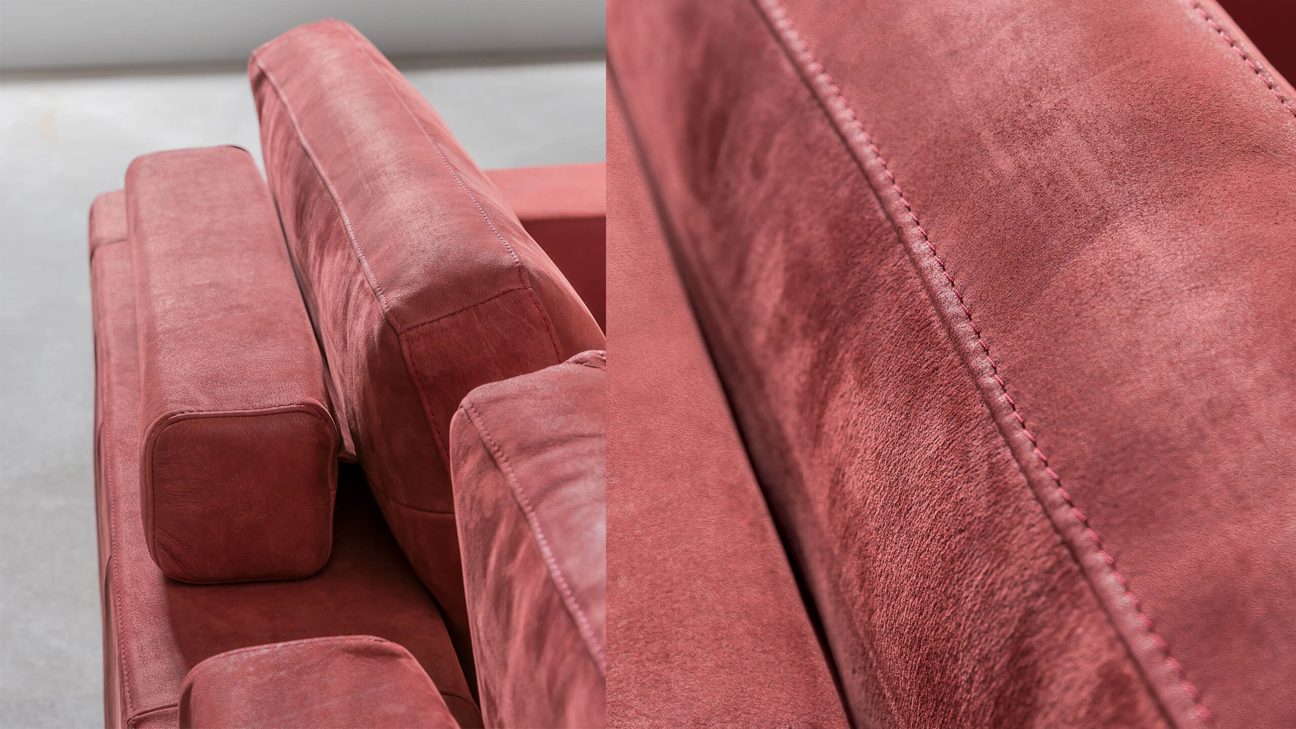 Claire Rückenkissen mit Auflage-Quader