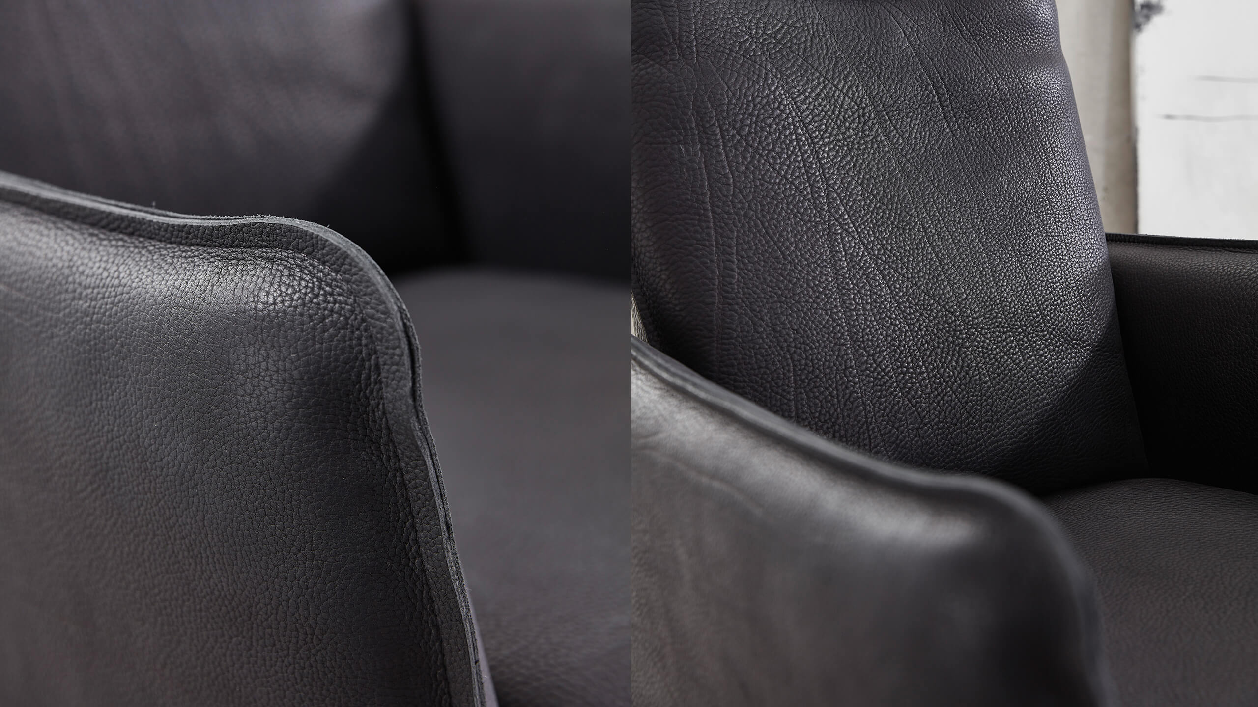 Lario Relaxsessel Naht Nahaufnahme