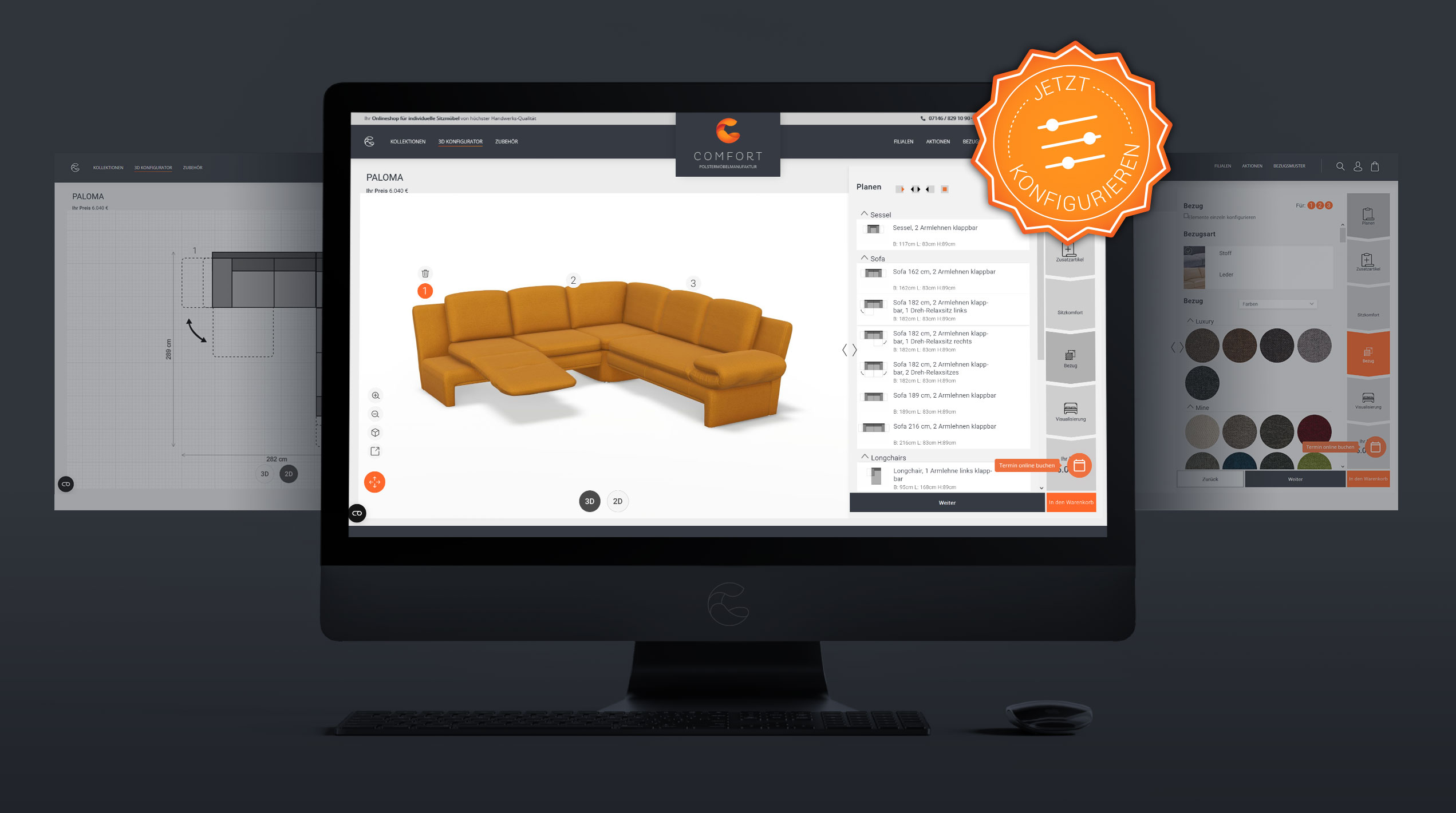 Teaser 3D Konfigurator Paloma