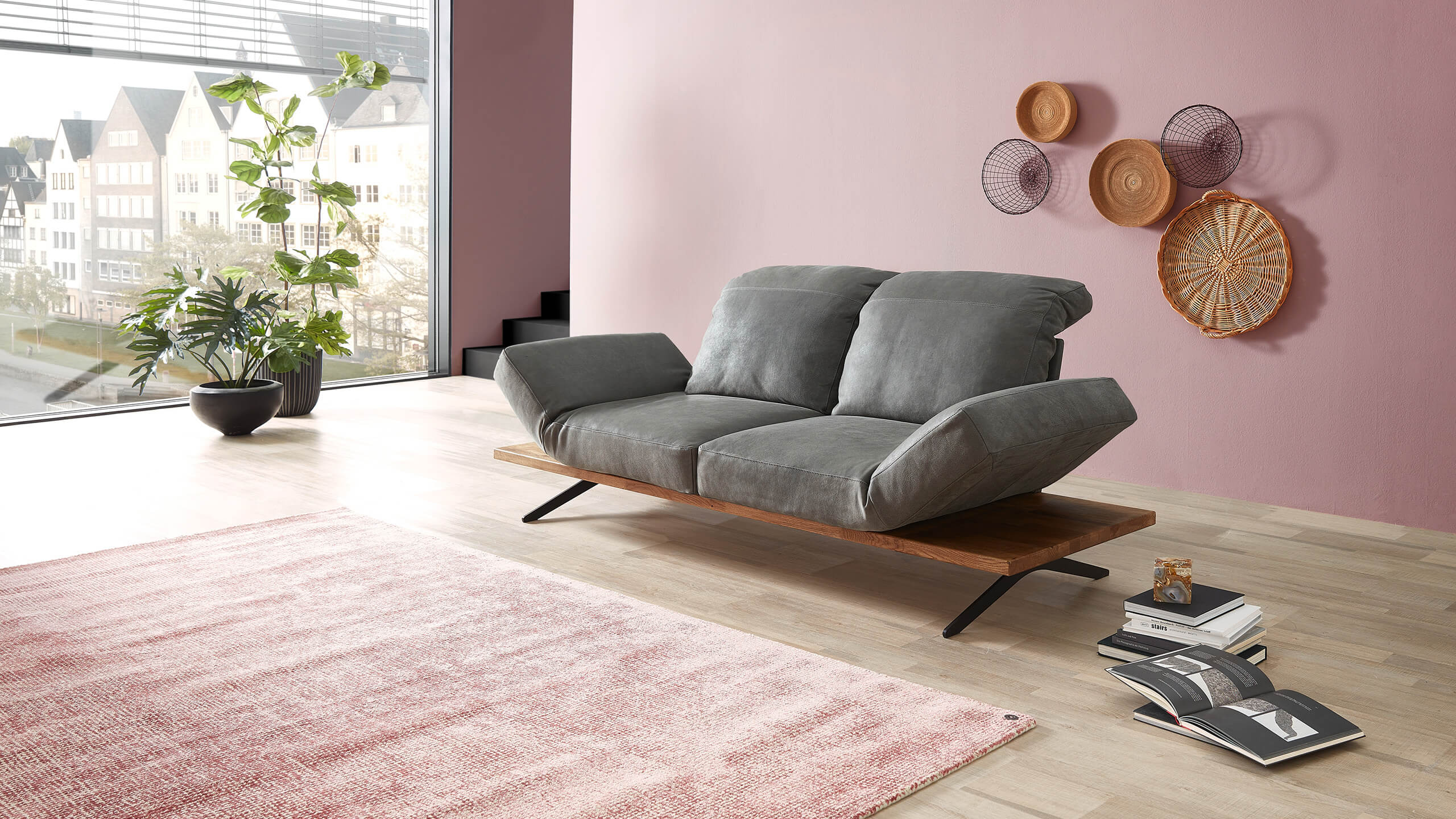 Cilia Sofa Armlehne beidseitig angewinkelt