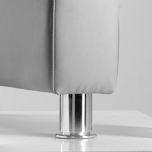 Zylinderfuß F4, verchromt