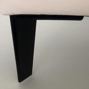 Fuß F11.4, Alu schwarz matt