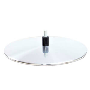 Linsenteller, Edelstahl gebürstet