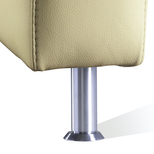 Fuß C, Alu gebürstet